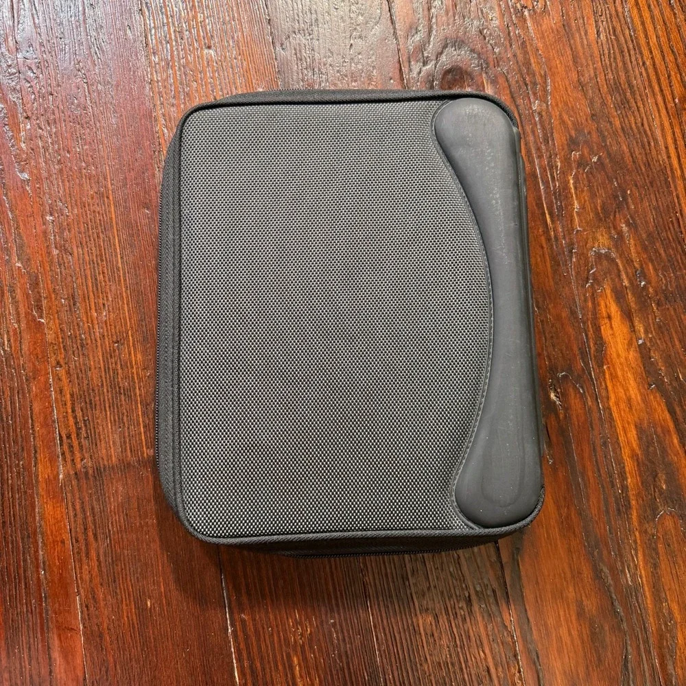 Dayrunner Planner 3 Ring 8x10 Black Zip Around Pockets Organizer Y2K‎